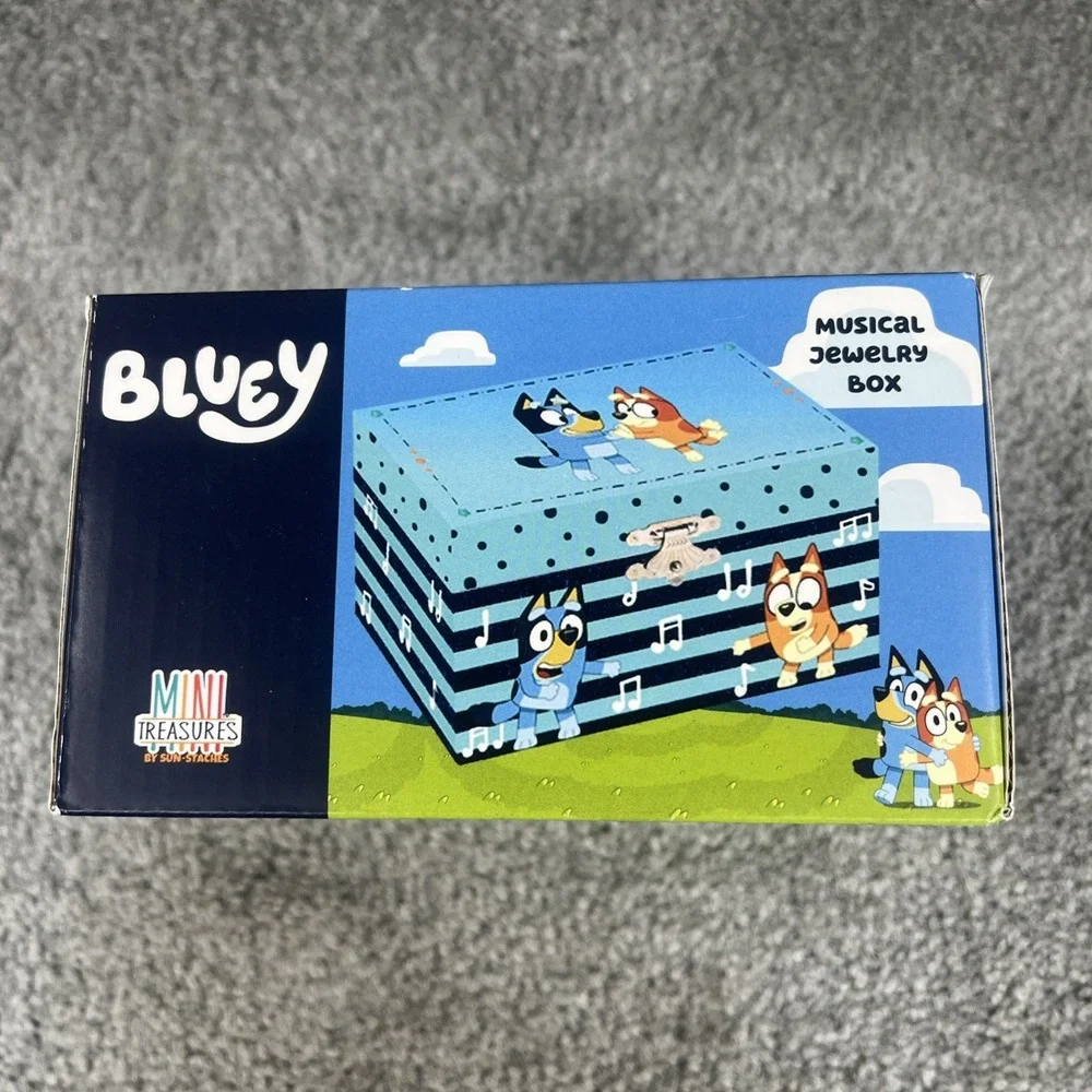 Bluey Musical Jewelry Box 3+ Mini Treasures Bluey Spins Bluey Theme Song Plays‎